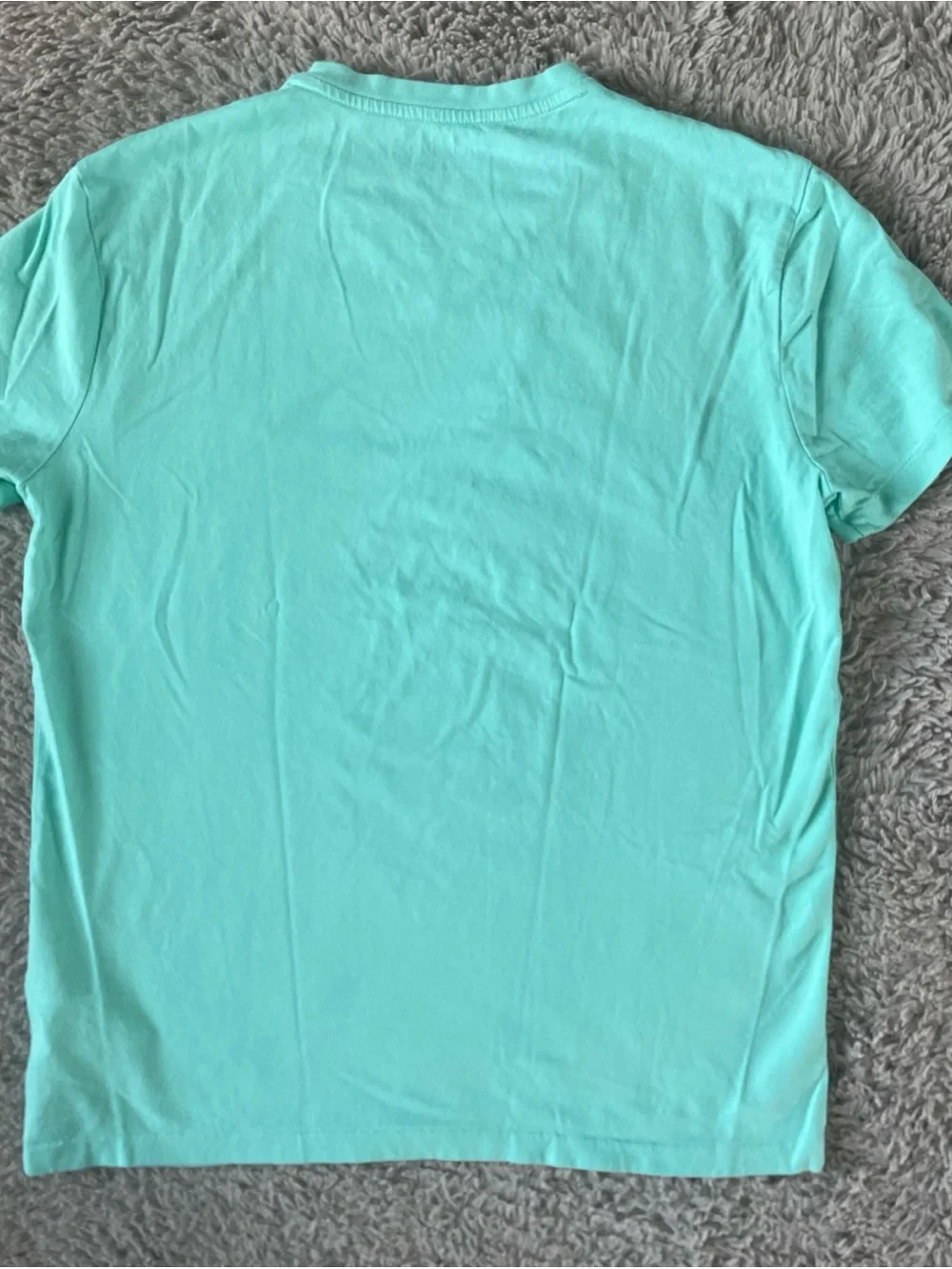 Polo Ralph Lauren Classic Fit V Neck Cotton T-Shirt New Aqua Men’s Size S Pony